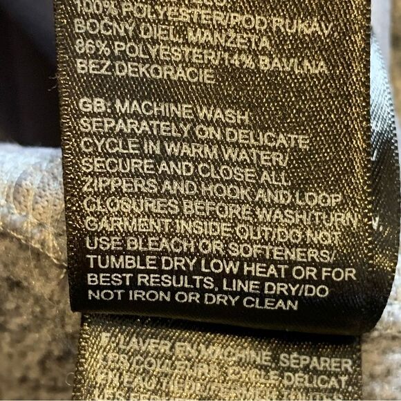 The North Face Indi Full Zip Fleece Jacket in Gray Size Large - Picture 8 of 10